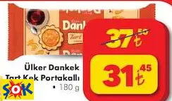 ÜLKER DANKEK TART KEK PORTAKALLI
